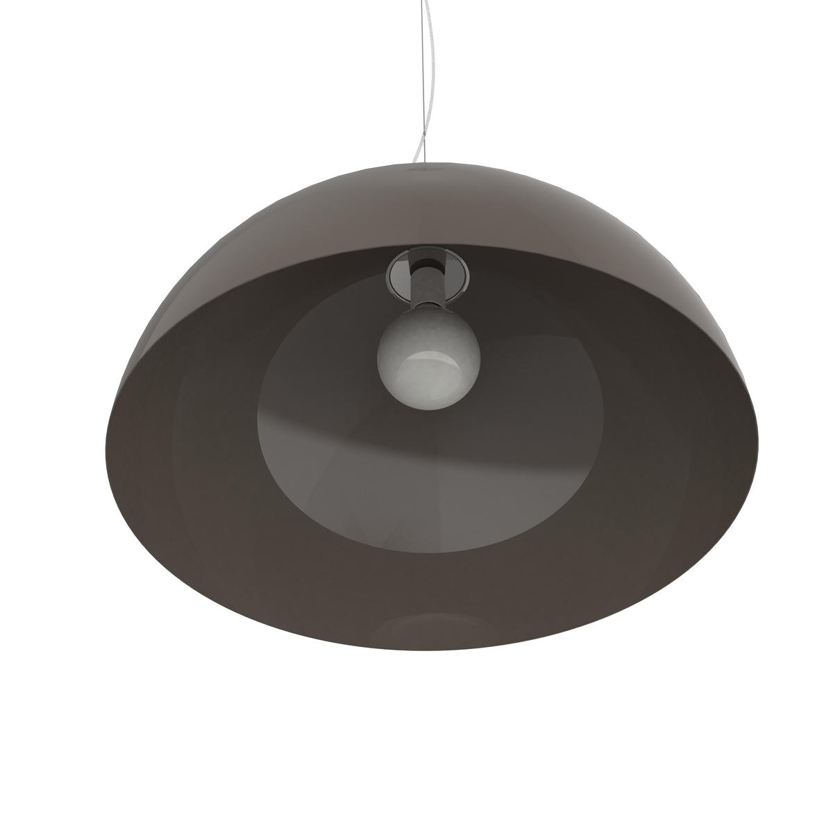 HÄNGELEUCHTE - Graubraun, Metall (60/60/30cm) - Lumicom