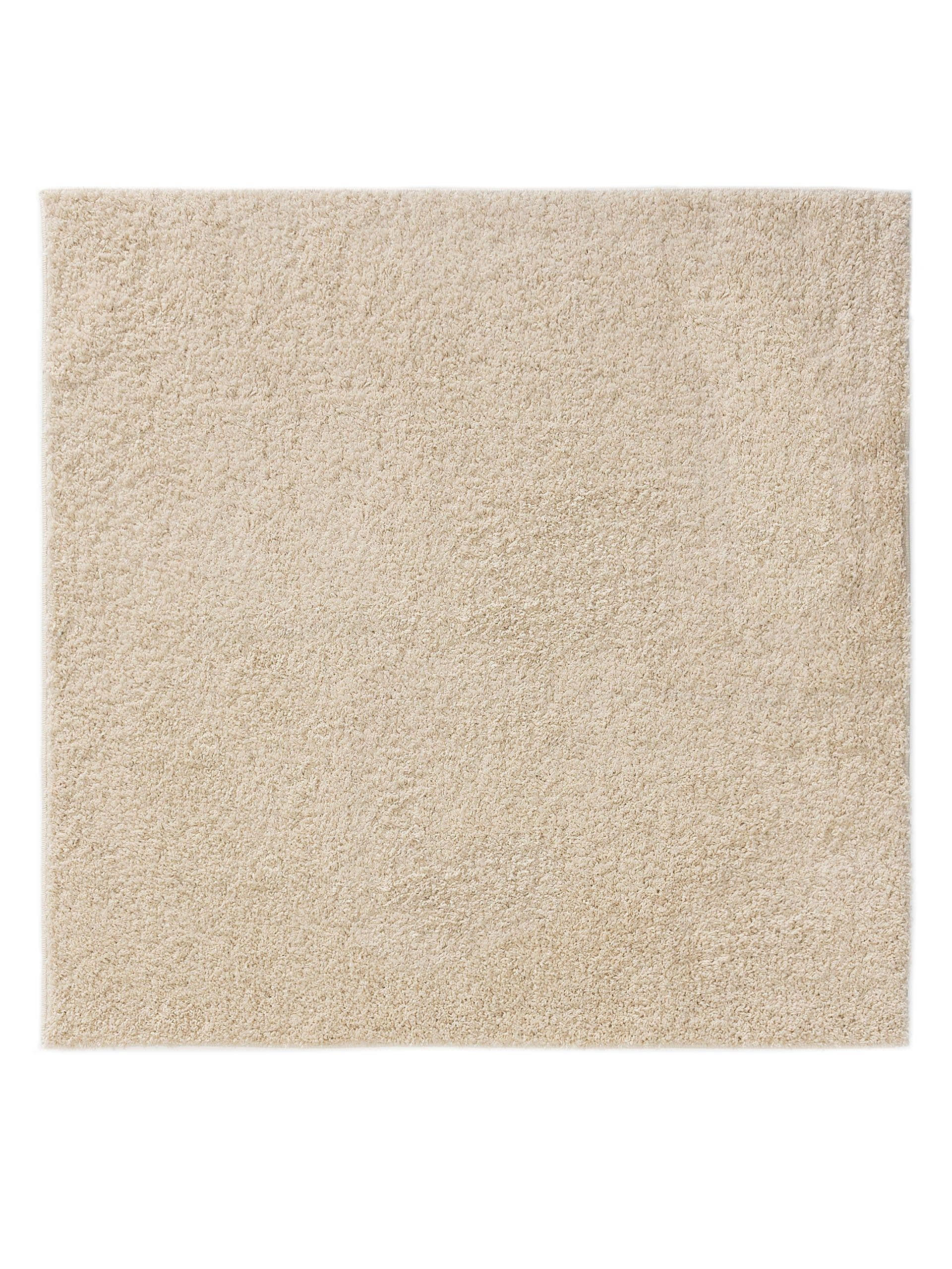 HOCHFLORTEPPICH Soho Cream 200x200 cm - Creme, Kunststoff (200/200cm) - benuta