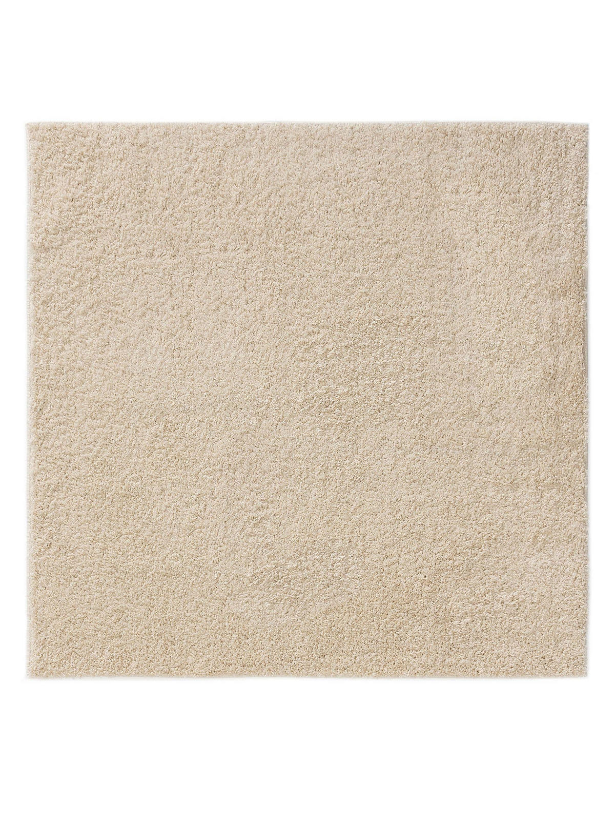 HOCHFLORTEPPICH Soho Cream 200x200 cm - Creme, Kunststoff (200/200cm) - benuta