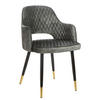 STUHL PARIS Samt Grün - Grün, Textil (56/81/57cm) - riess-ambiente