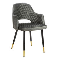 STUHL PARIS Samt Grün - Grün, Textil (56/81/57cm) - riess-ambiente