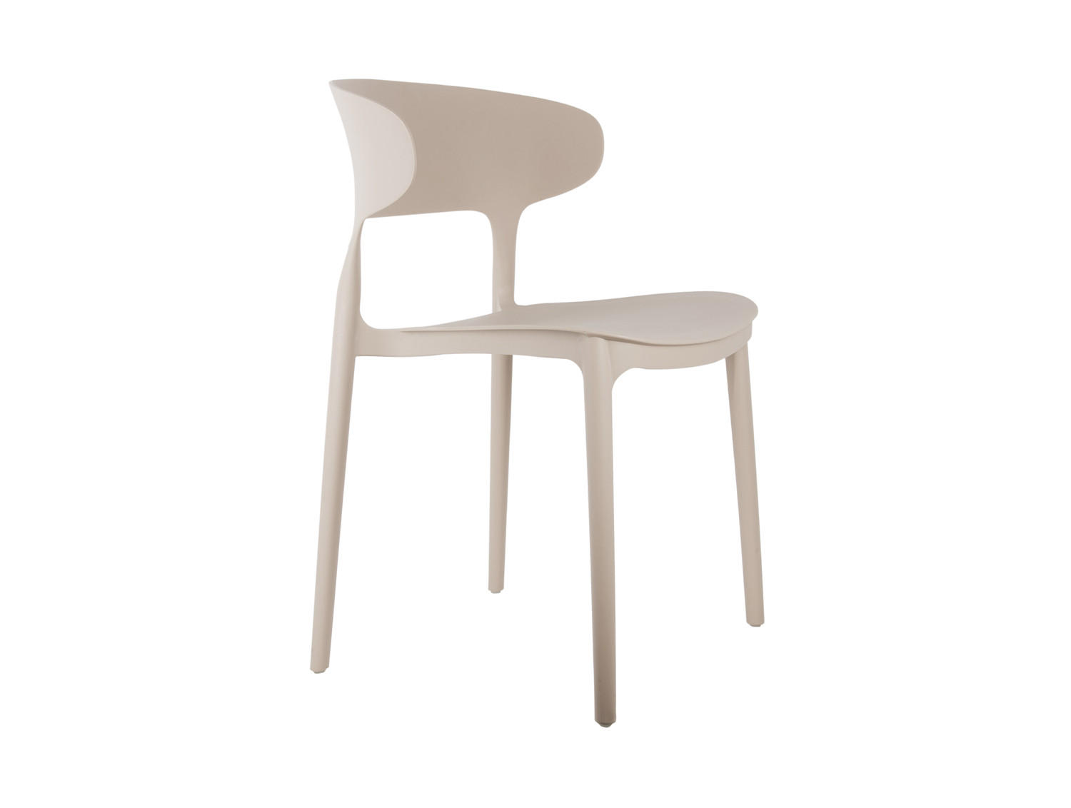 ESSZIMMERSTUHL Fain - Grau - 40,5/75 cm - Taupe, Kunststoff (40/75/50cm) - Leitmotiv