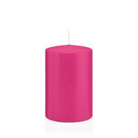 STUMPENKERZEN Pink Ø 98 x 150 mm, 6 Stück - Pink, Paraffin (10/15cm) - Wiedemann Kerzen