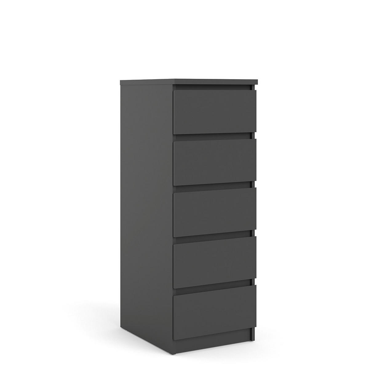 KOMMODE Schwarz - Schwarz, Holzwerkstoff (40/111/50cm) - ebuy24