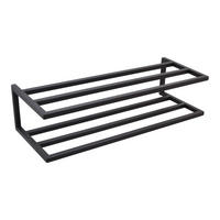 SCHUHSCHRANK Stora Schwarz - Schwarz, Metall (80/20/30cm) - LOFT42