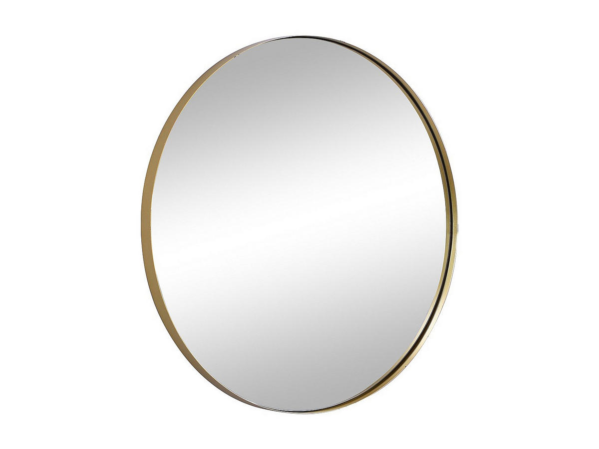 WANDSPIEGEL rund - D. 80 cm - Metall - Goldfarben - JAFFREL - Goldfarben, Metall (80/80/5cm) - Vente-Unique