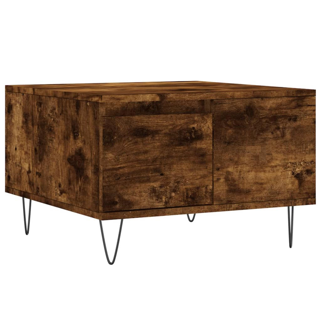 COUCHTISCH Räuchereiche 55x55x36,5 cm Holzwerkstoff - Braun, Holzwerkstoff (55/55/36.5cm) - furnicato