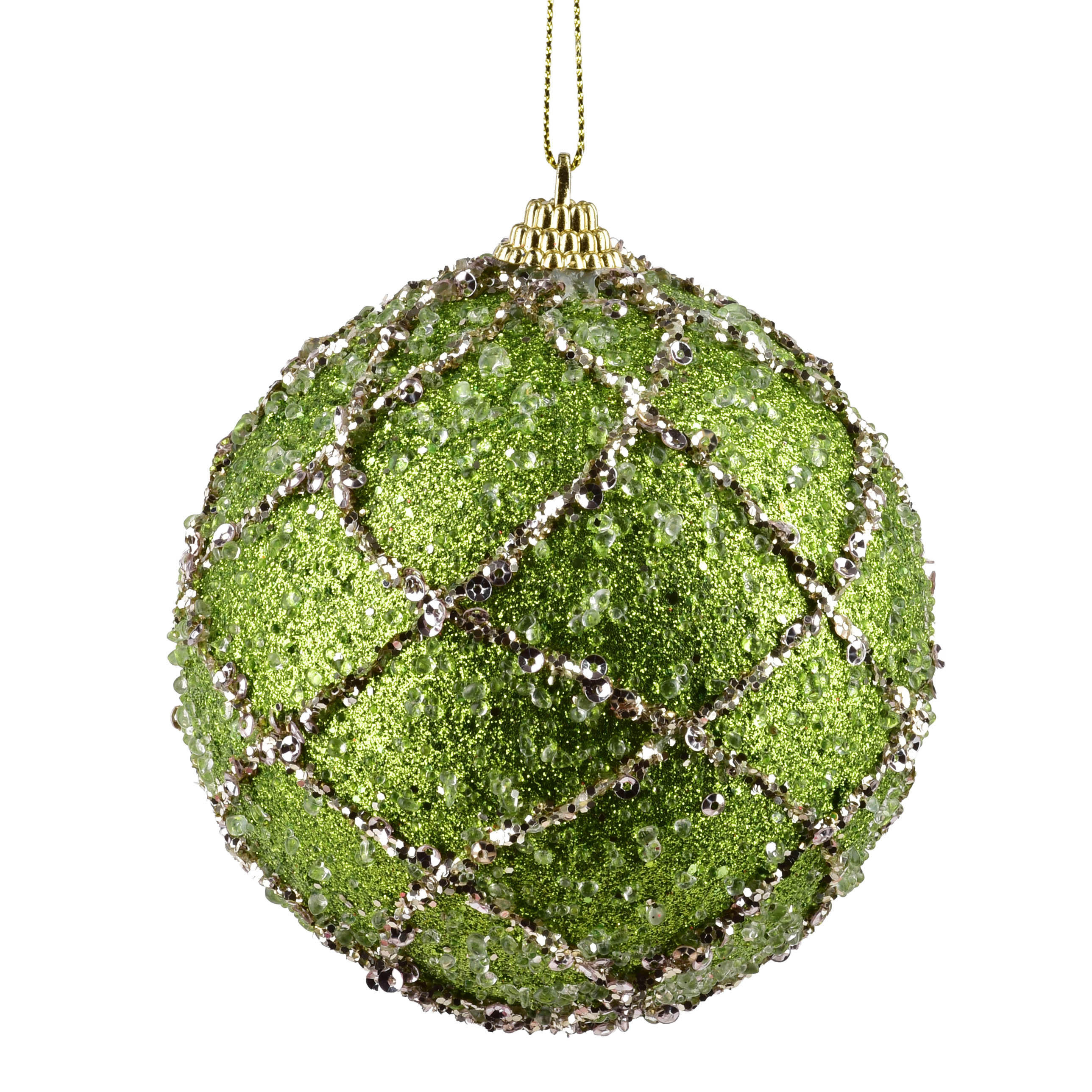Mondex Weihnachtskugel Lila 10x10x10 cm