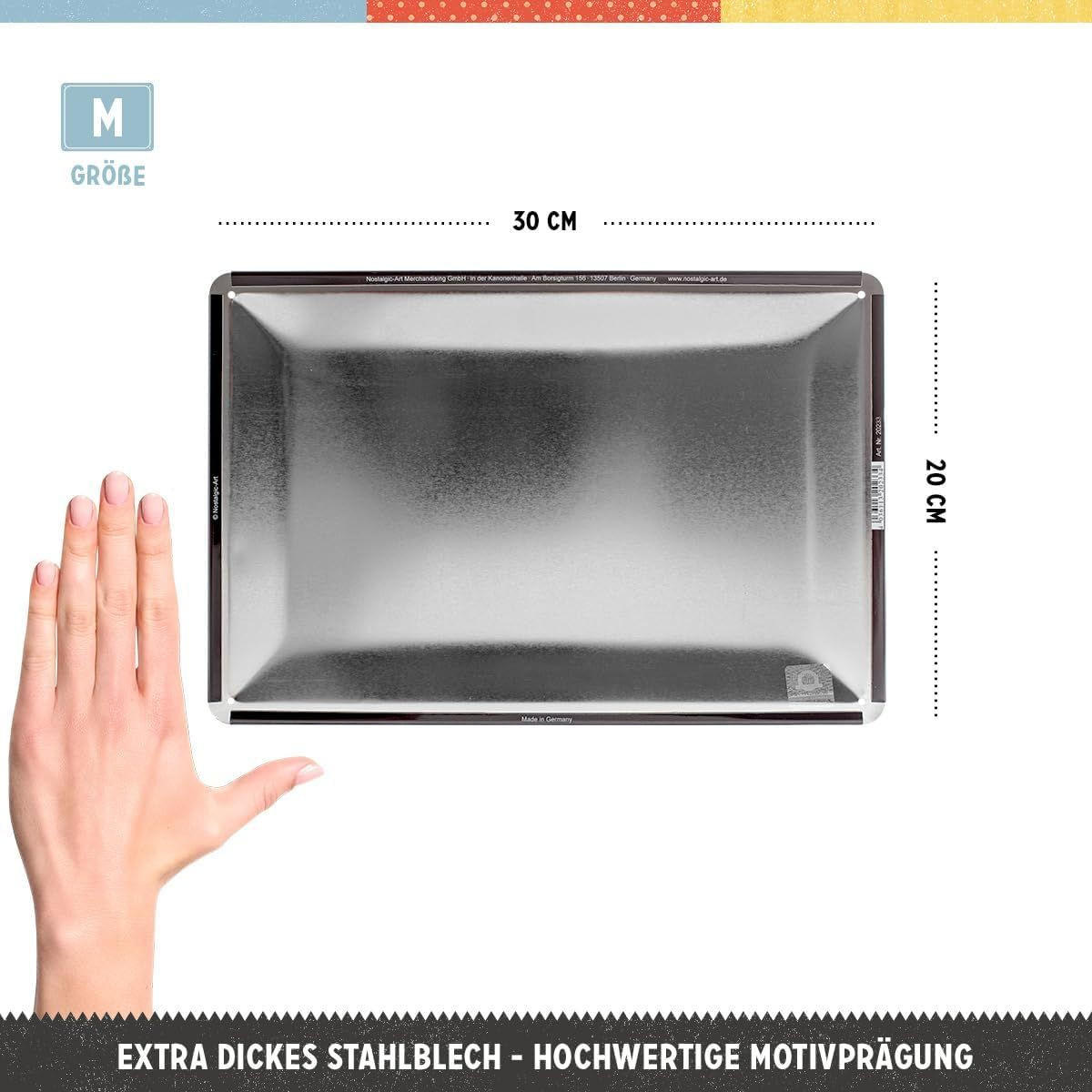 BLECHSCHILD 20/30 cm You are leaving - Multicolor, Metall (30/20/0.2cm) - Nostalgic-Art