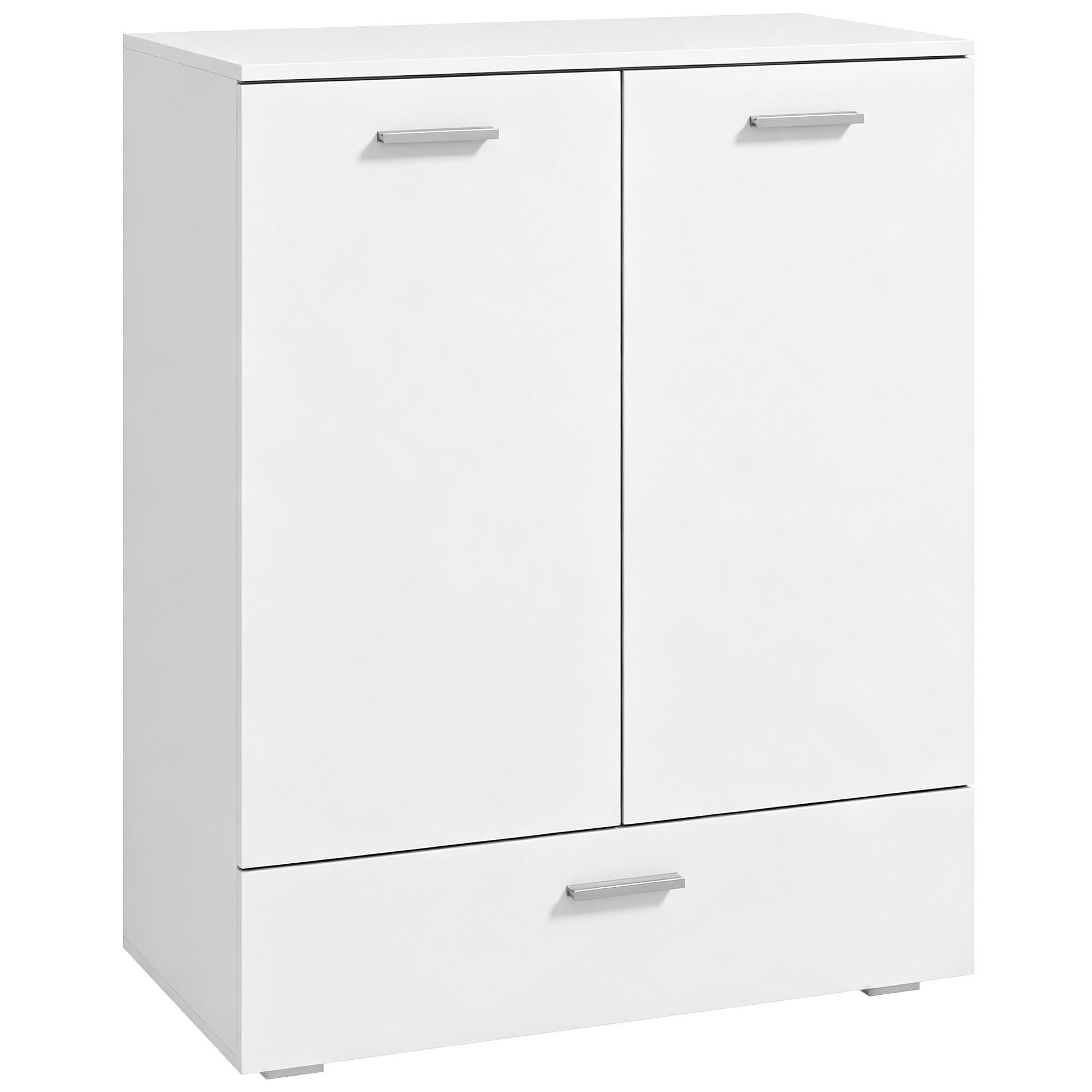 SIDEBOARD i MDF, vitt 100/42/80 cm
