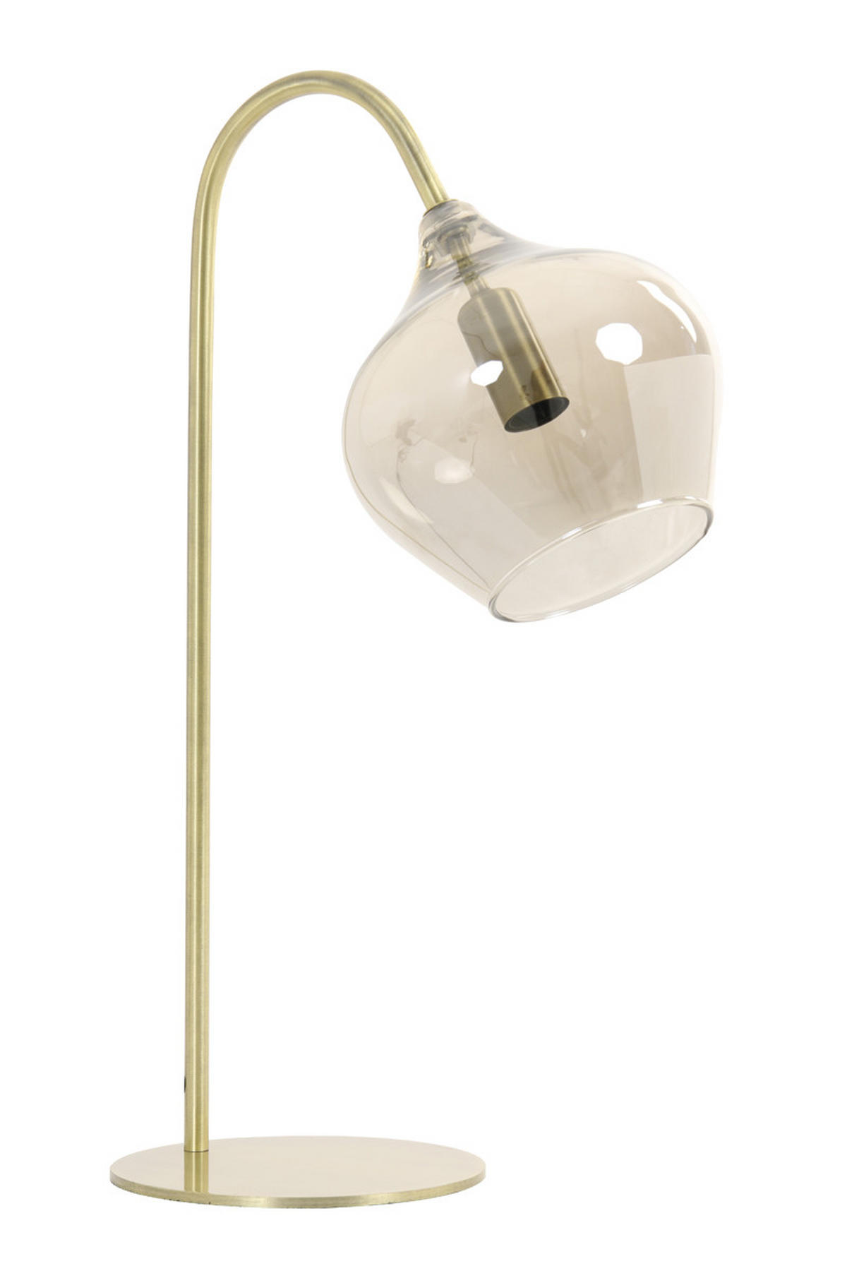 TISCHLAMPE Rakel Bronze 28/17/50,5 cm - Bronzefarben, Glas (28/17/50.5cm) - Light & Living