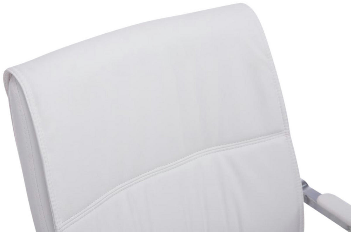 SCHWINGSTUHL 2er Set Lederlook weiß - Weiß, Textil/Metall (58/102/65cm) - CLP