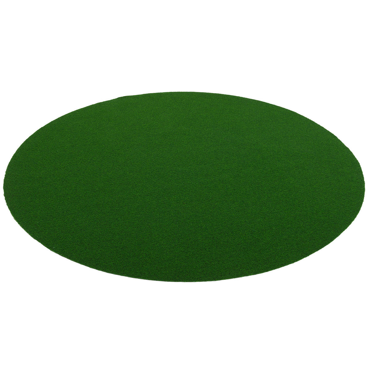 KUNSTRASEN RASENTEPPICH MIT NOPPEN KINGSTON RUND - Hellgrün, Textil (100/100cm) - Snapstyle