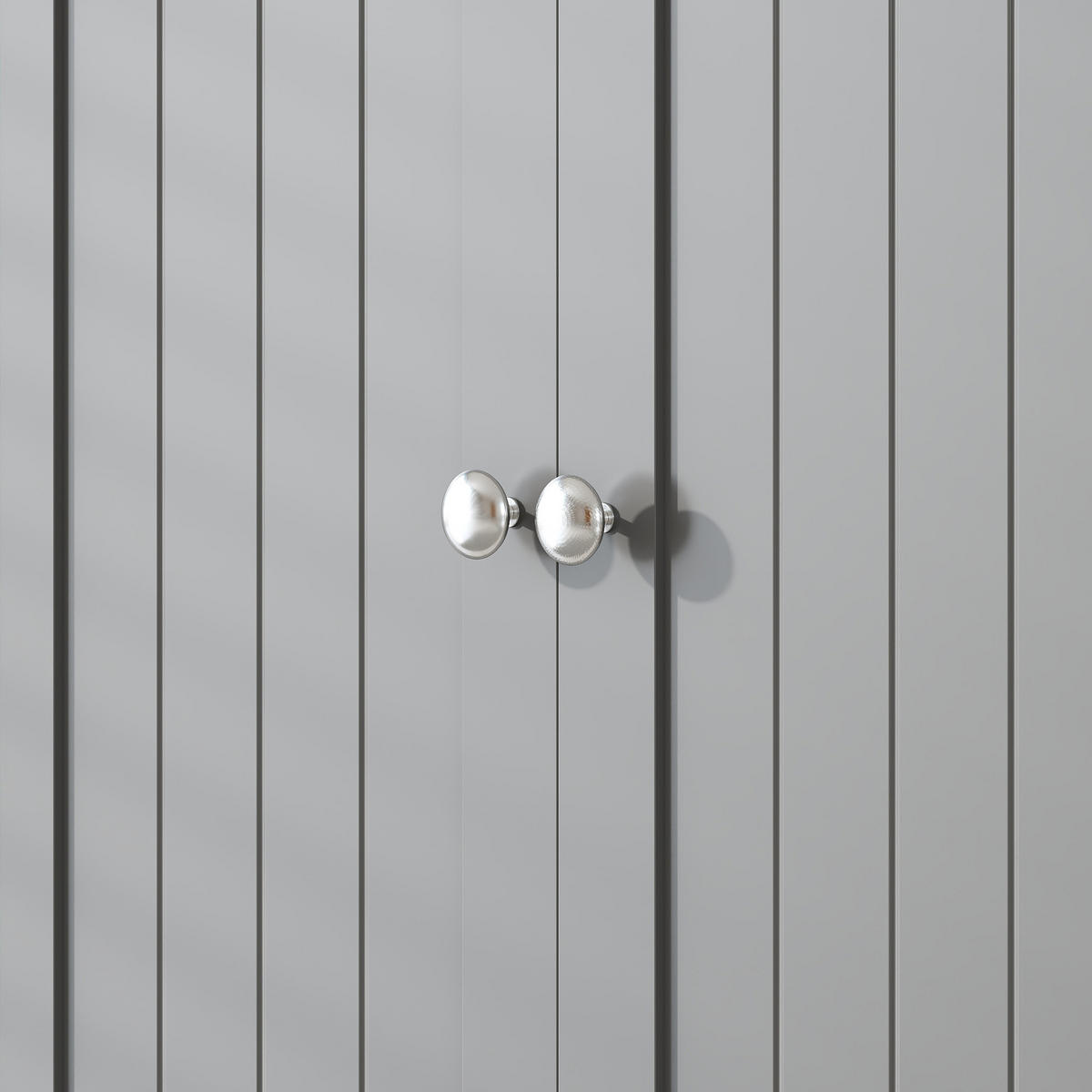 MIDISCHRANK DE-12543 60/30/160 cm Grau - Grau, Holzwerkstoff (30/160/60cm) - ComfortXL