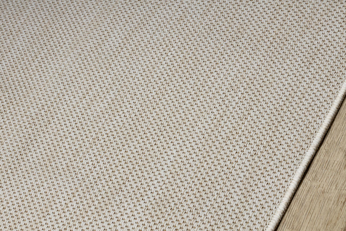 KOBEREC, behúň SISAL SION A5165A Melange ploché tkanie ecru / krém 70/250 cm - krémová, textil (70/250cm) - rugsX