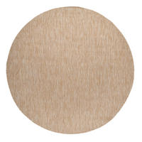 OUTDOORTEPPICH Beige Ø 120 cm - Beige, Kunststoff (120/120cm) - TT Home