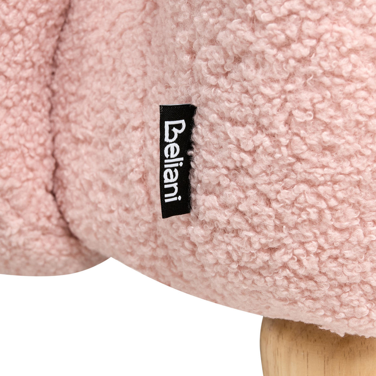 KINDERSESSEL Pastellrosa Kanna - Pink, Textil (65/45/51cm) - Beliani