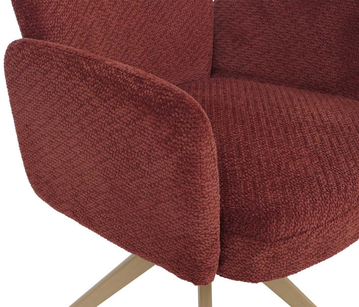 ESSZIMMERSTUHL Bordeaux - Bordeaux, Textil (63/92/58cm) - MCW