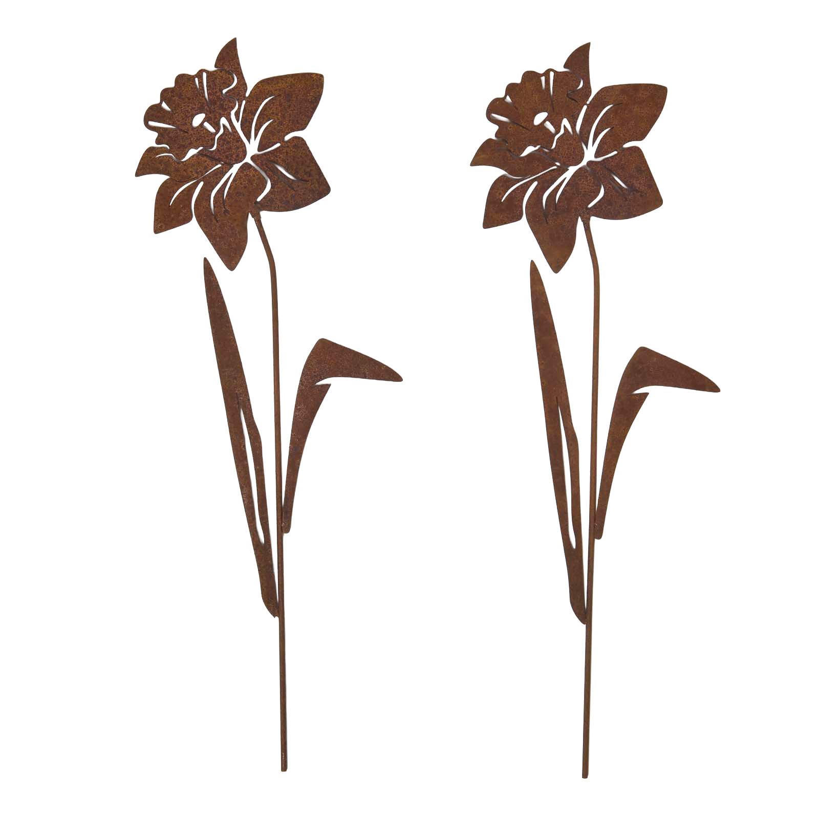 Homescapes Gartenstecker Braun 37 cm