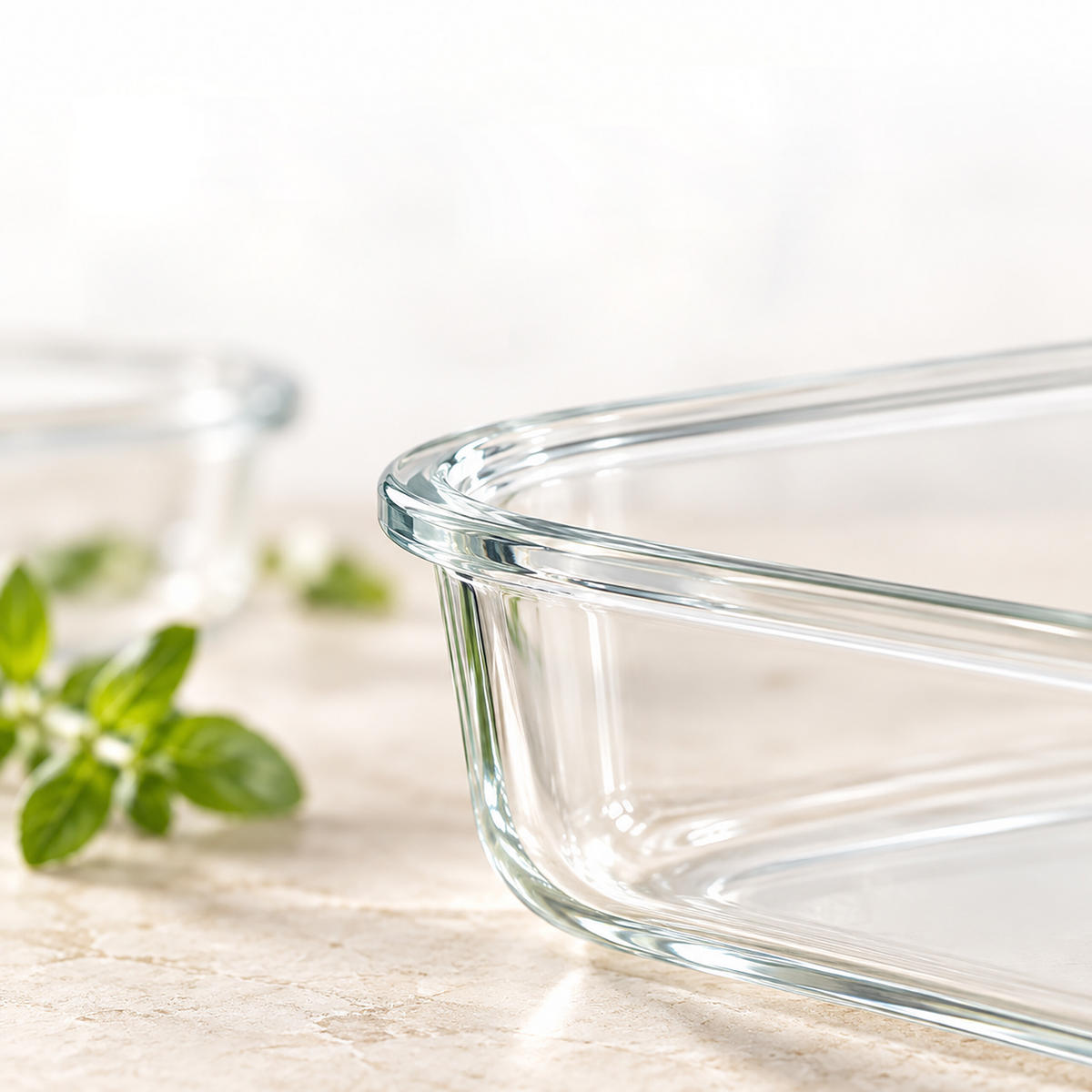 FRISCHHALTEDOSEN Transparent Glas 12er-Set luftdicht - Transparent, Glas/Kunststoff (20.5/7/15.5cm) - Relaxdays