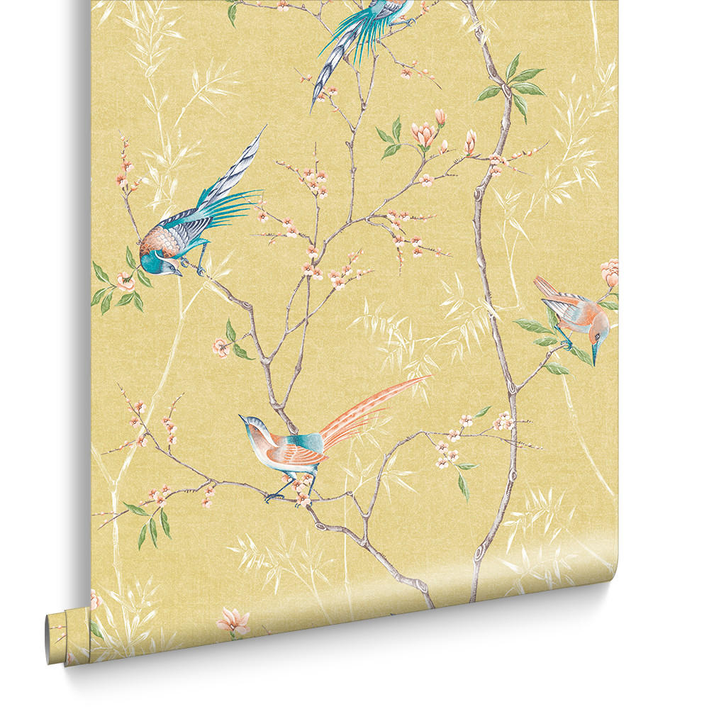 VLIESTAPETE - Tori Summer - Gelb, Papier/Kunststoff (52/1005cm) - Graham & Brown