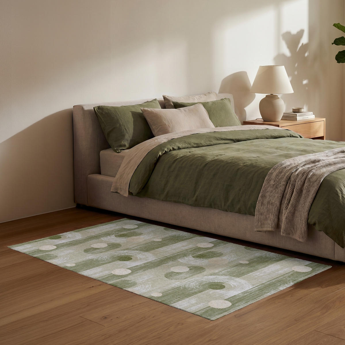 KOBERCE - Umelecké - Moderné - Zelené - 150x90 cm - olivovozelená, textil/plast (150/0.4cm) - OnlyWow