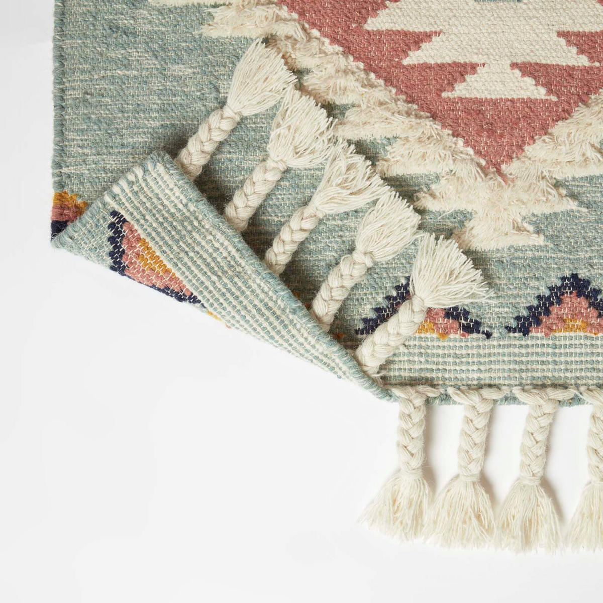 KELIM-TEPPICH Tenali handgewebt 90/150 cm - Multicolor, Textil (90/150cm) - Homescapes