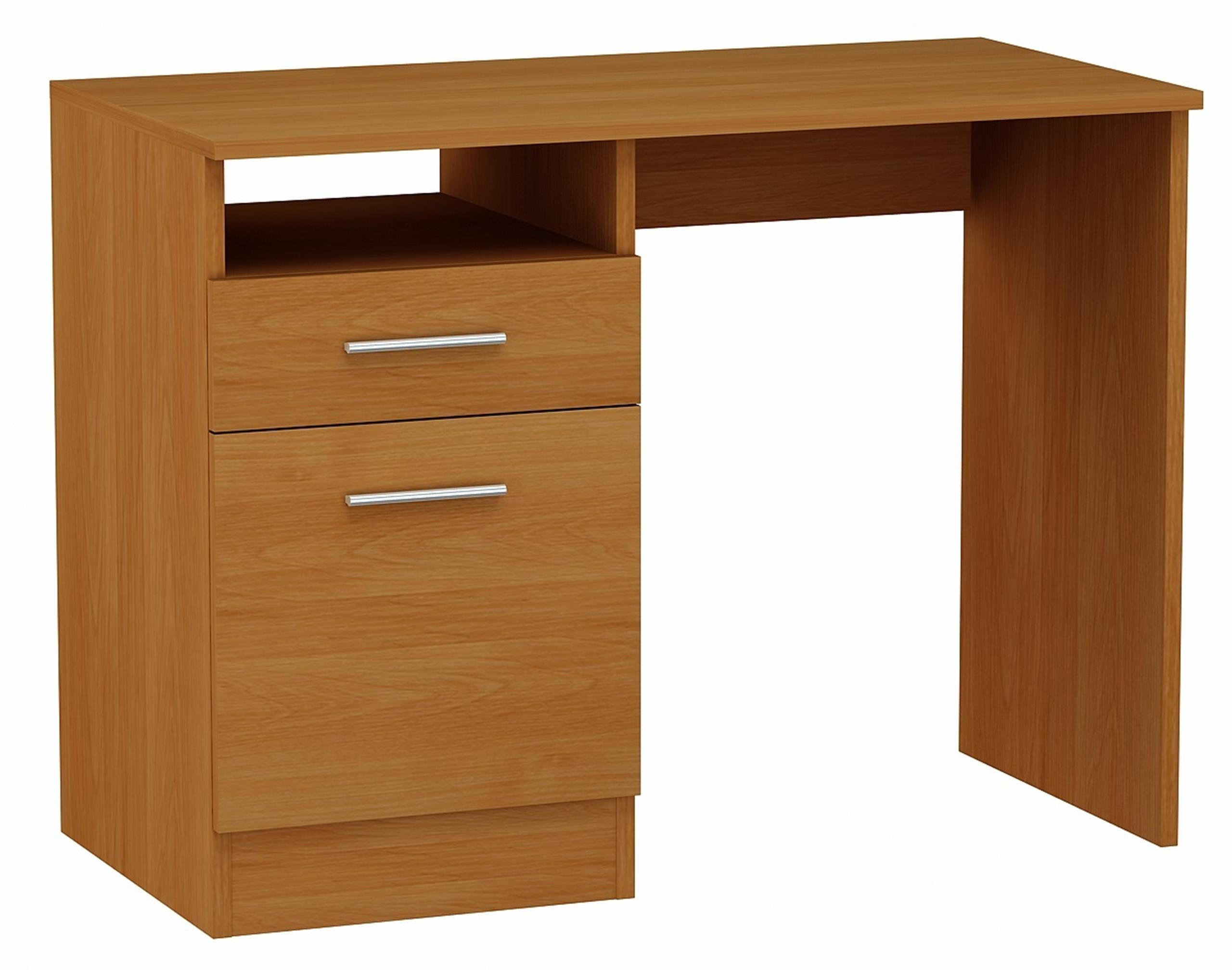 SCHREIBTISCH Bodo DSP Erle 100/50/75 cm - Erlefarben, Holzwerkstoff (50/100/75cm) - Matkam Möbel