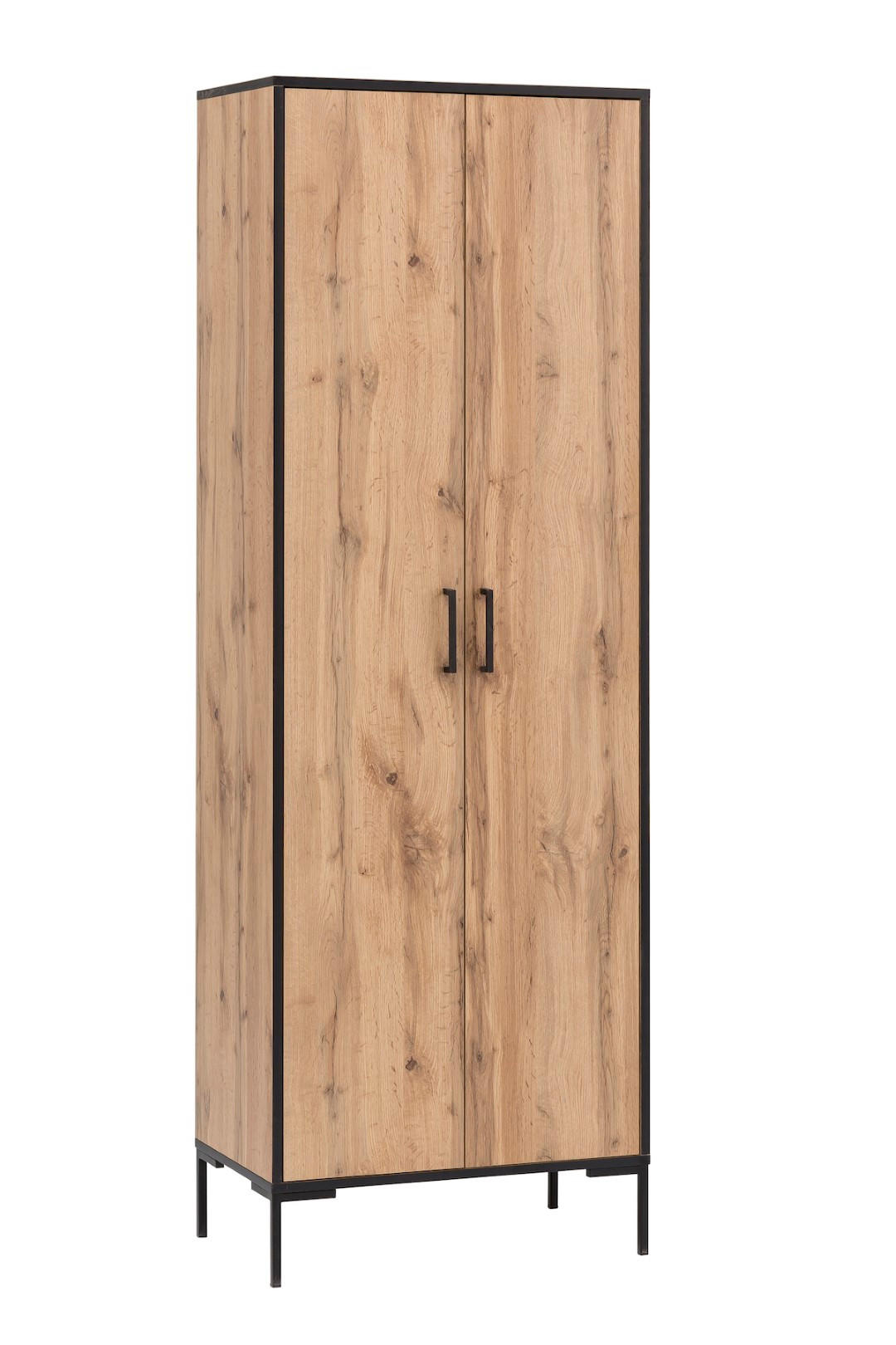 AKTENSCHRANK Panda 195x65x40 cm 5 Fächern & 2 Flügeltüren Eiche - Eichefarben, Holz (65/195/40cm) - PROREGAL