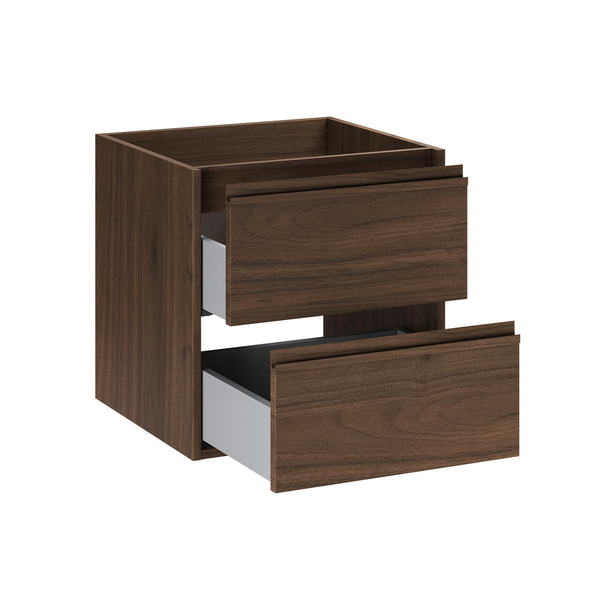 SKRINKA POD UMÝVADLO 50cm Edmé Drevo - tmavohnedá, kompozitné drevo (50/50/46cm) - Petits-meubles