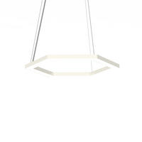 LED-HÄNGELEUCHTE - Weiß Hochglanz, Metall (1.6/100/40cm) - Lumicom