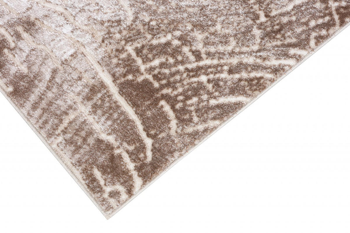 TEPIH bež smeđi krem - 200 x 300 cm - svijetlo smeđa, tekstil (200/300cm) - Mazovia
