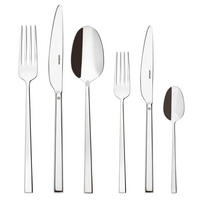 BESTECKSET Rock - Edelstahl - 36-teilig / 6 Personen - Silberfarben, Metall - Sambonet