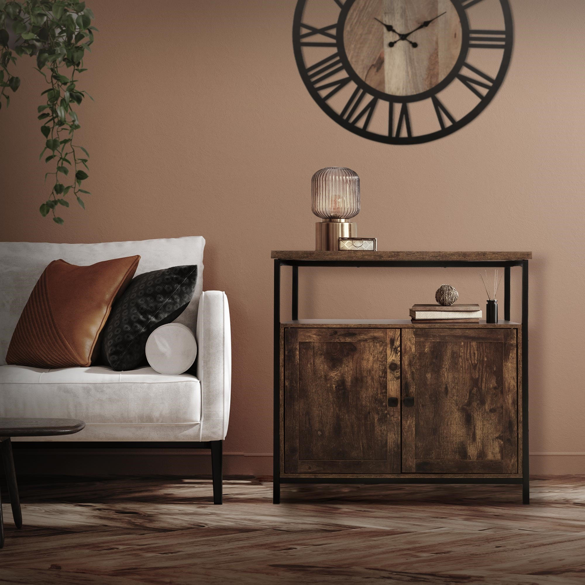 KOMMODE - Braun, Holzwerkstoff (50.5/80.5/80cm) - ML-DESIGN