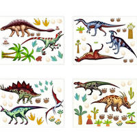 WANDAUFKLEBER Dinosaurier, Phosphoreszierend, Abnehmbar - Weiß, Kunststoff (30/1/20cm) - Authentics