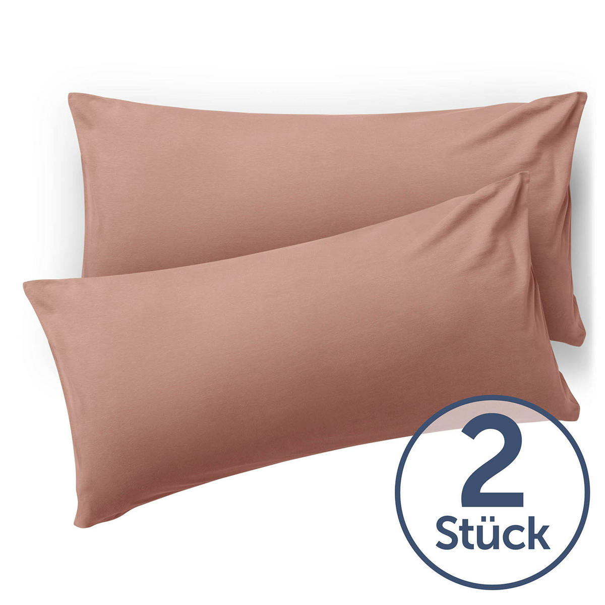KISSENBEZUG Ellen 40/60 cm, 2er-Set, Rosa - Rosa, Textil (60/40cm) - Blumtal