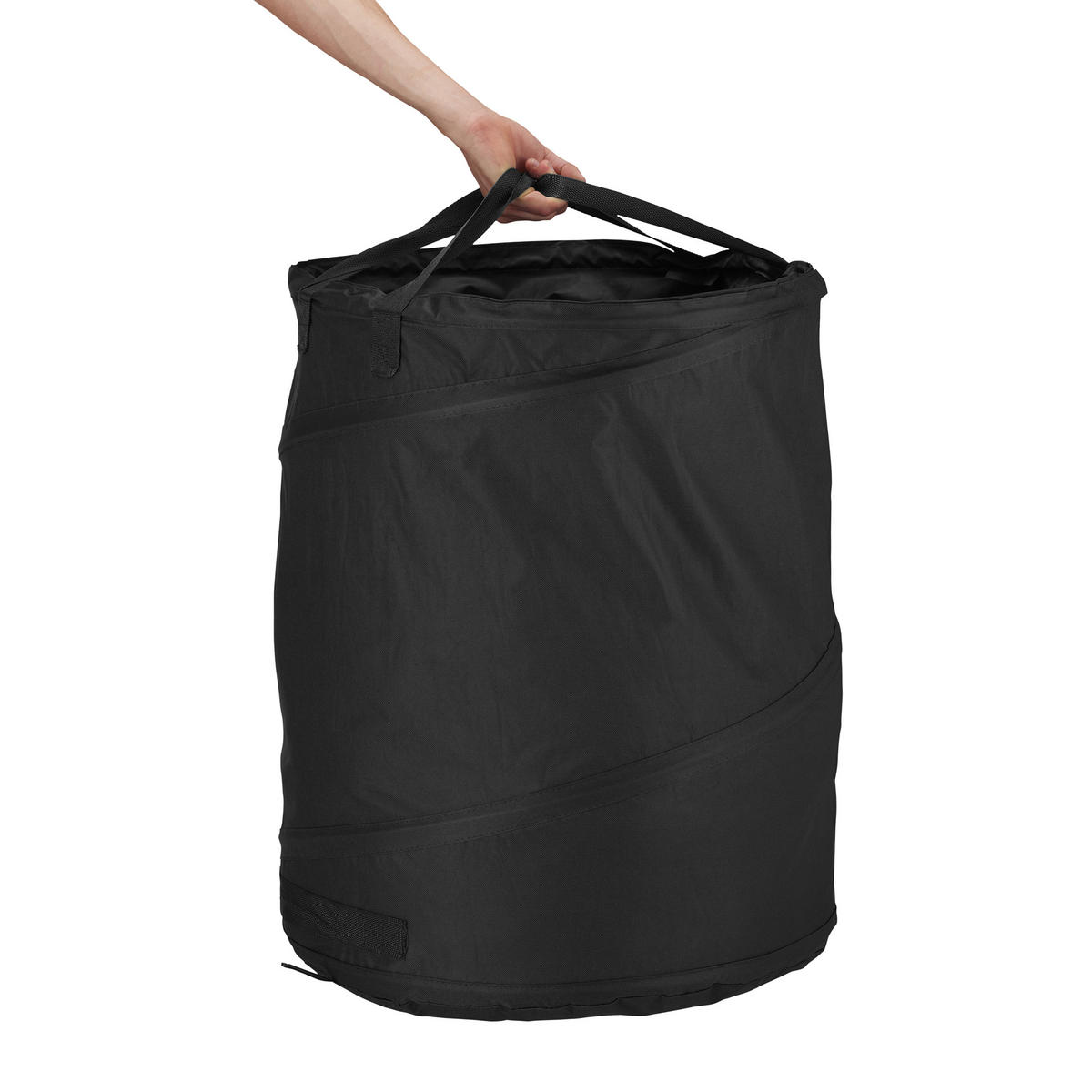 3XLAUBSACK - Schwarz, Kunststoff/Textil (46/47/46cm) - Relaxdays