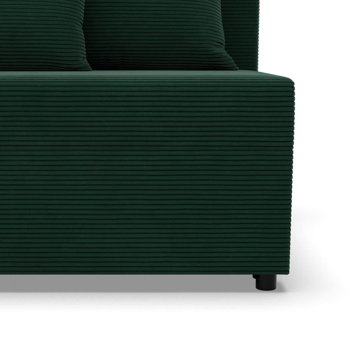 SOFA 3-SITZER MIT SCHLAFFUNKTION FERMO Dunkelgrün - Dunkelgrün, Textil (92/95/191cm) - Mebligo
