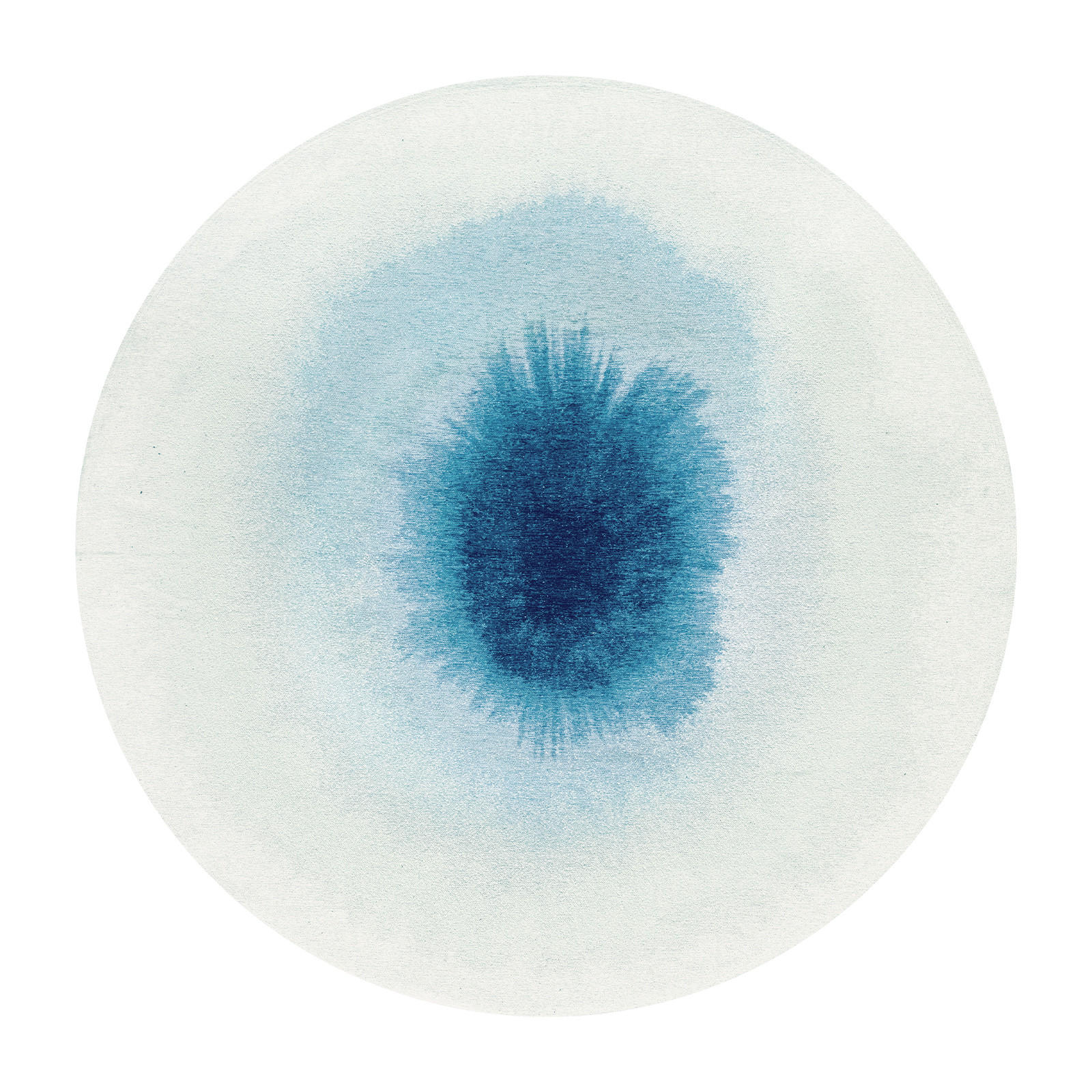 PREPROGA Drop Dream In Blue 140/140 cm - modra, umetna masa/tekstil (140/140cm) - Louis De Poortere