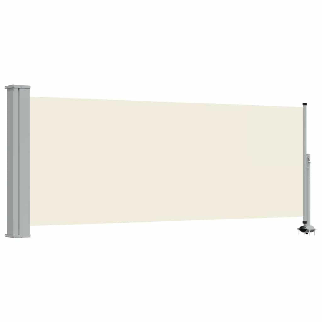 SEITENMARKISE Ausziehbare 100/300 Cm Creme - Creme, Textil (300/100cm) - vidaXL