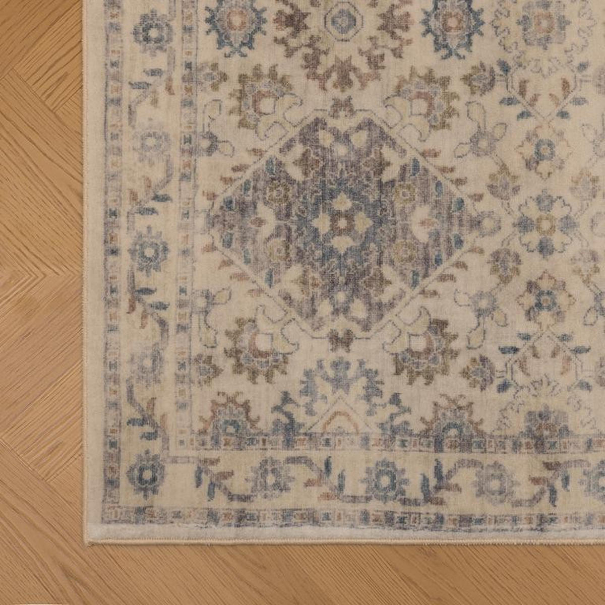 VINTAGE-TEPPICH Mastic Beige/Grau 160x230 cm - Multicolor, Textil (160/230cm) - Vercai Rugs