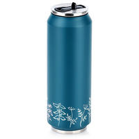 THERMOBECHER Dose Louka 700 ml Blau - Blau, Metall (0.7L) - Orion 