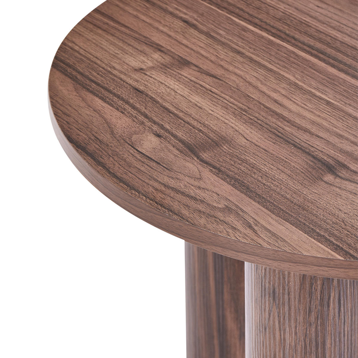 KONFERENČNÍ STOLEK Tmavě hnědý Senoia - tmavě hnědá/hnědá, kompozitní dřevo (60/60/46cm) - Beliani