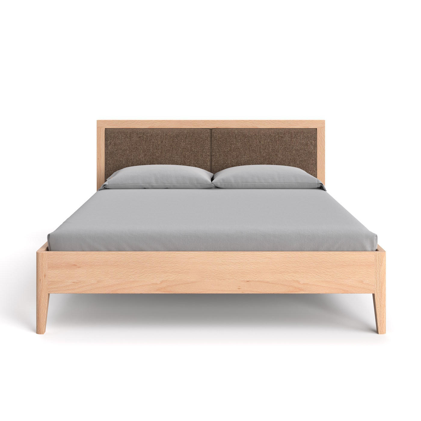 Danzz Massivholzbett Buche, Natur, Braun 180x200 cm