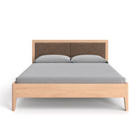 MASSIVHOLZBETT Silva aus Buche 200x220 cm, Storm 18 - Buchefarben/Naturfarben, Holz (200/220cm) - Danzz