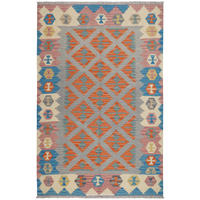 HANDWEBTEPPICH Kelim Gashgai Grau 175/115 cm Schurwolle - Grau, Textil (115/175cm) - Looma