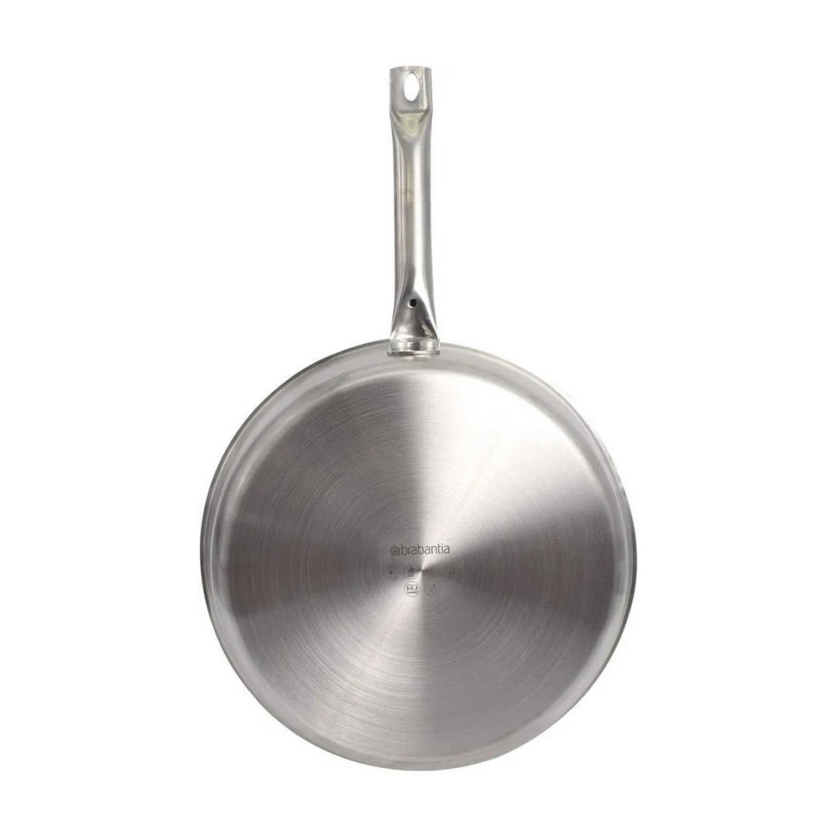PFANNENSET Santiago 3-teilig Edelstahl Silber 20/24/28 cm - Silberfarben, Metall - Brabantia