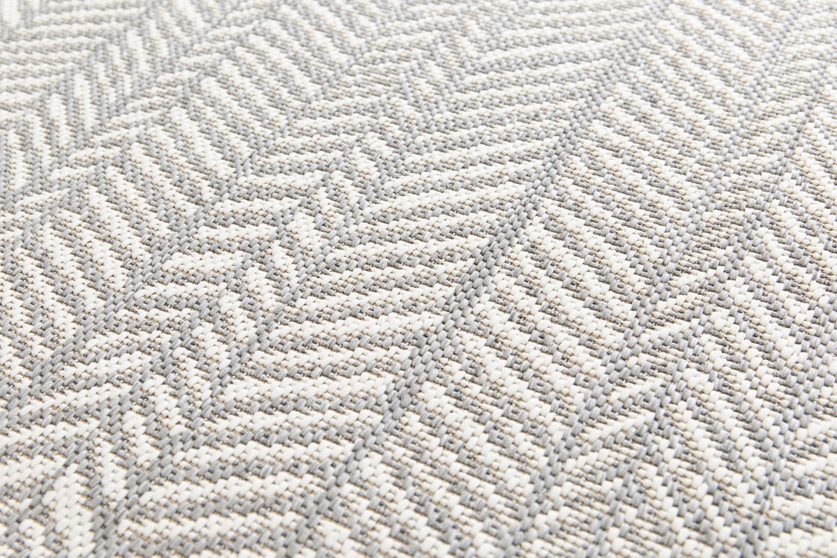 TEPPICH für Innen und Außen grau - Grau, Textil (120/170cm) - AFK Living