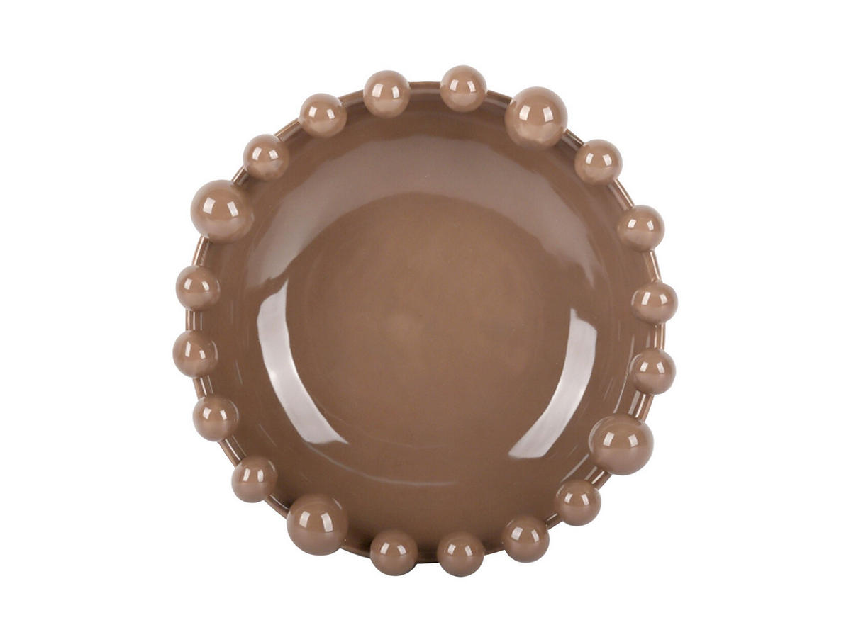 SCHALE Cadiz Dotty Braun 21.7/21.7/7.2 cm - Braun, Stein (21.7/7cm) - Present Time
