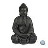 BUDDHA Figur - Anthrazit, Kunststoff (45/70/35cm) - Relaxdays